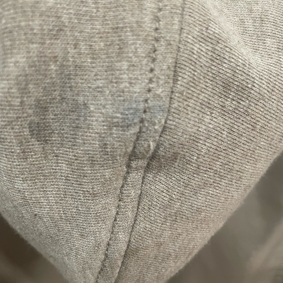 Giacca Beige Faux Leather Jacket for Women-Detachable Hoodie (LIKE NEW) - Picture 7 of 7